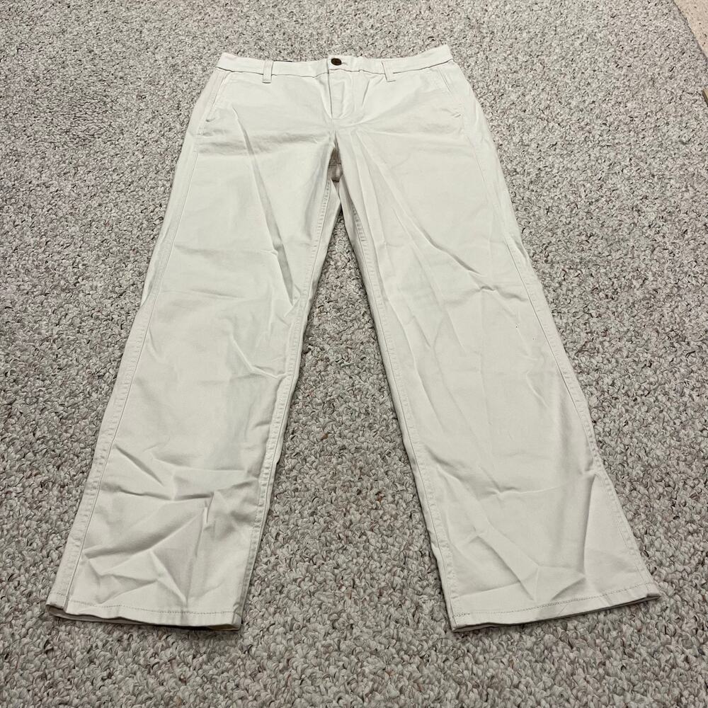 NEW J Crew Everyday Chino Pant Womens 8 Cream Preppy Classic Casual Office